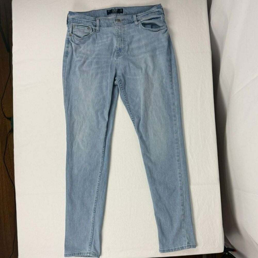 Hollister Light Wash Skinny Epic Flex Jeans - 34W 34L